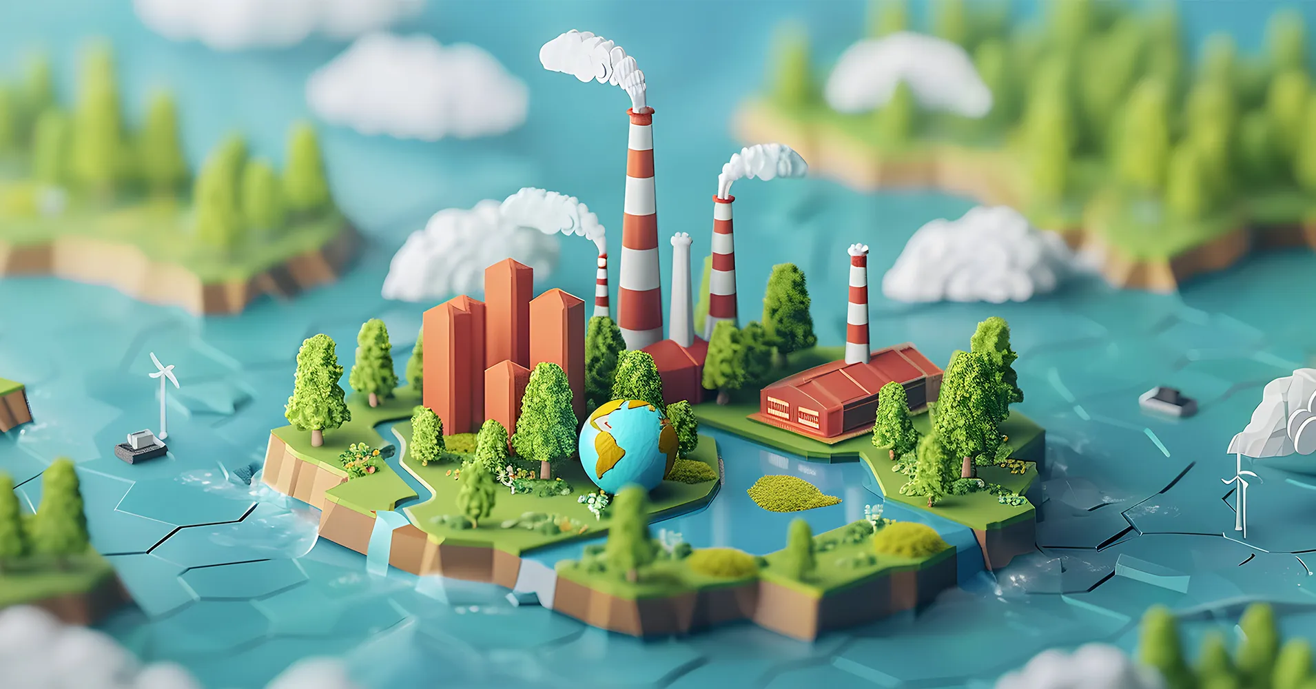 NEG's head office and Otsu plant seen across the shore of Lake Biwa