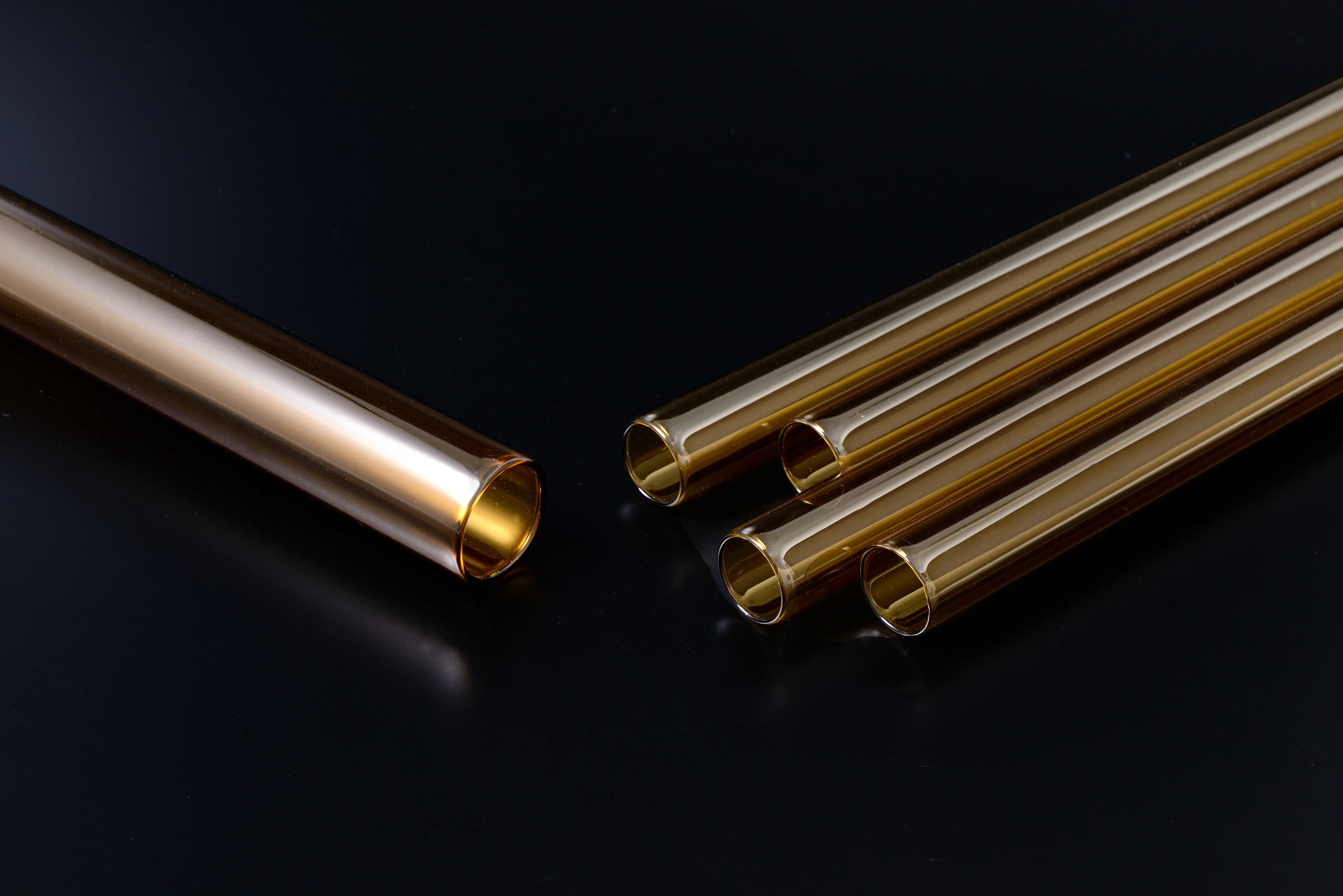 Brownish-transparent glass tubing, BS-A