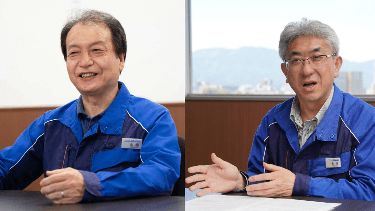 Left: Mr. Hiroki Yamazaki; Right: Mr. Hitoshi Kanaya