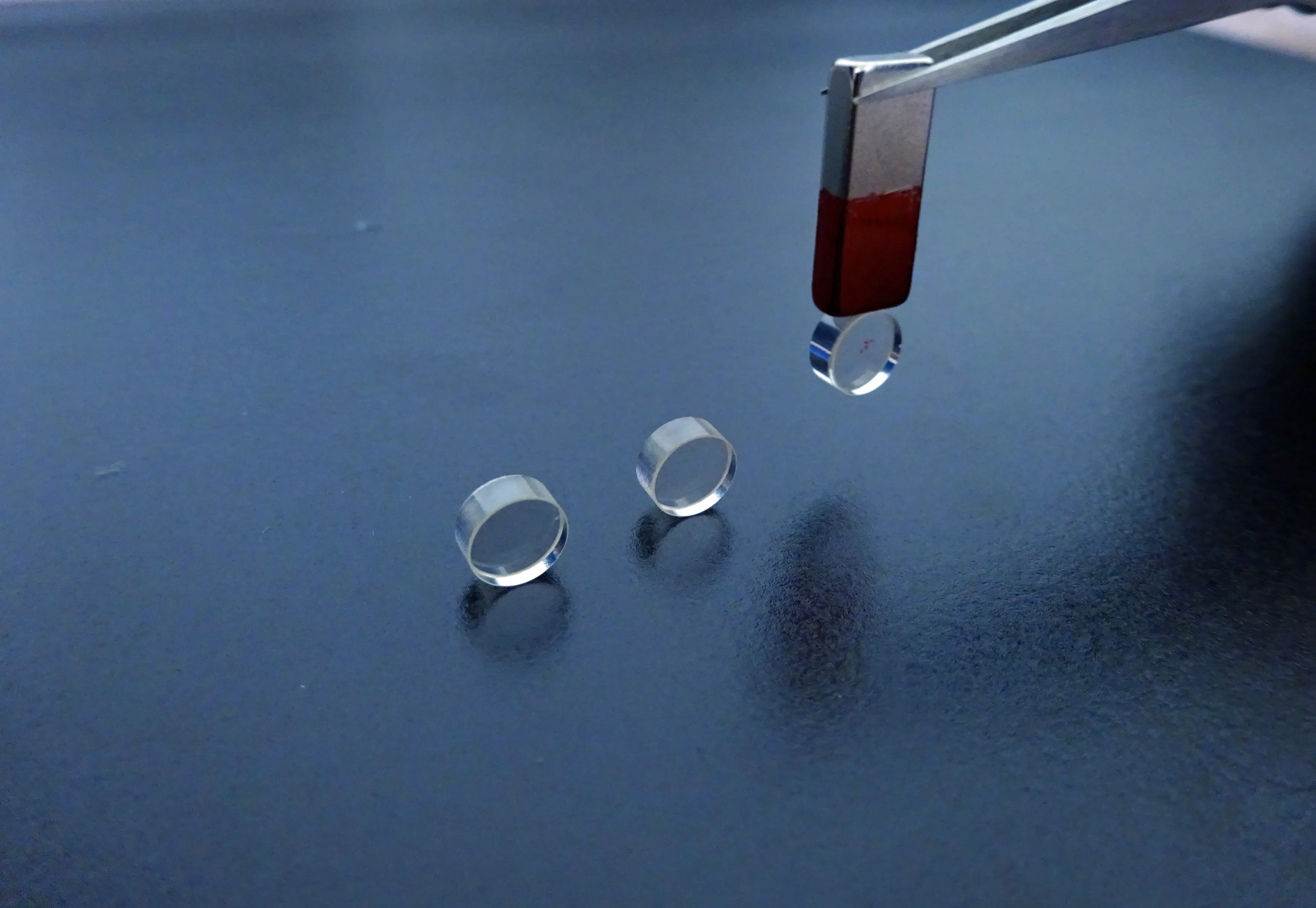 磁石にくっつくほど高い磁性を持つファラデー素子用ガラス